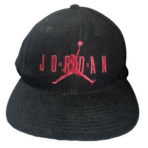 Vintage 90s Nike Air Jordan Snap Back Wool Hat Made in USA Excellent Condition